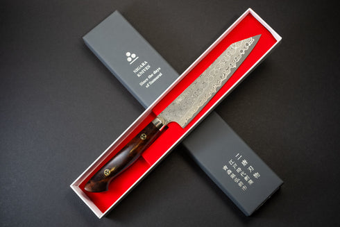 NIGARA SG2 RAINDROP ANMON KUROSOME PETTY 150 SPECIAL WESTERN PREMIUM IRONWOOD HANDLE